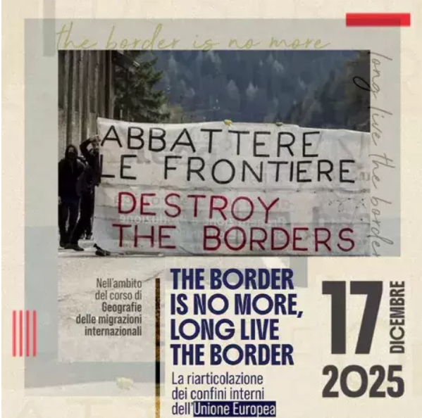 The border is no more, long live the border. La riarticolazione dei confini interni dell'Unione Europea